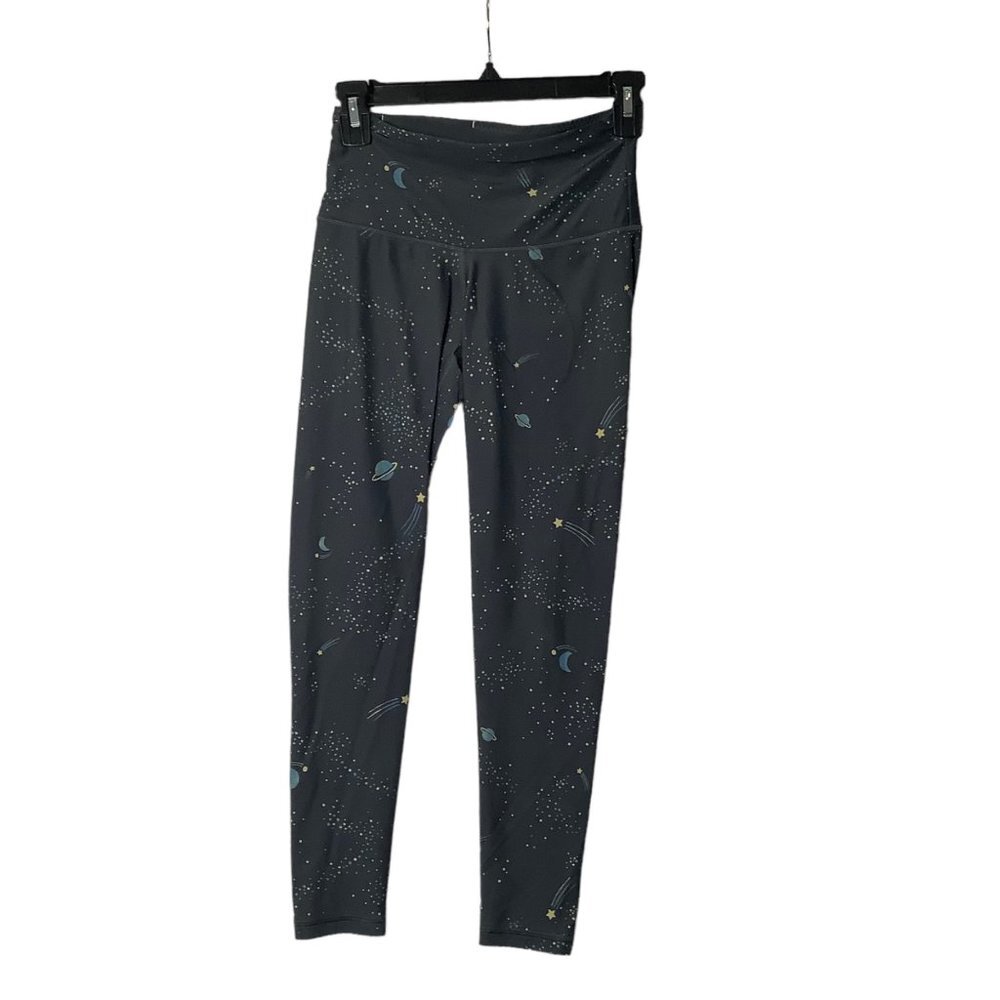 Victoria's Secret Sport Outer Space Star Planet 7/8 Leggings Pants Women XS